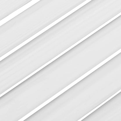 Porte a Battente 1-Paio Design a Lamelle Bianco 80x100 cm