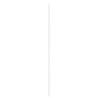 Porte a Battente 1-Paio Design a Lamelle Bianco 100x100 cm