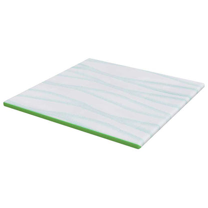 Topper per materasso Bianco e Verde 180 x 200 x 6 cm