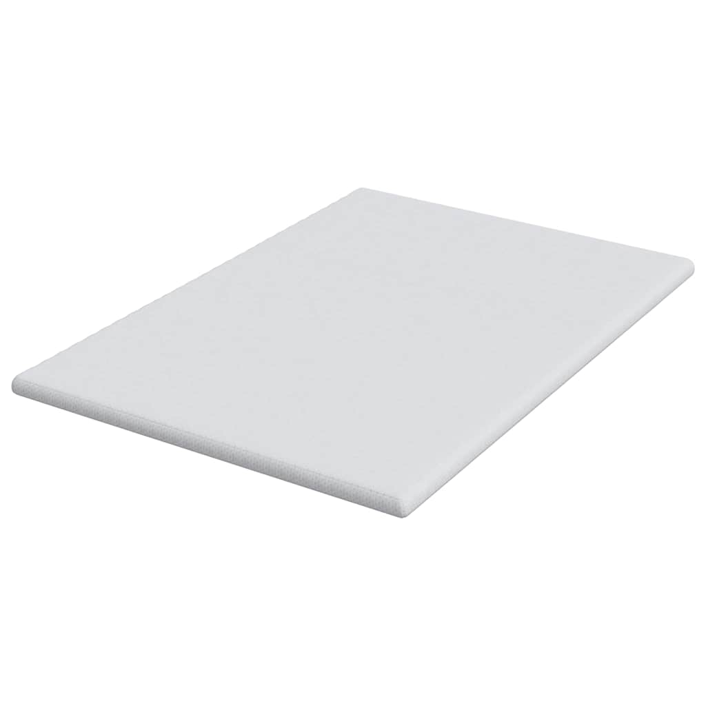 Topper per materasso Bianco 140 x 200 x 6 cm Tessuto Jacquard