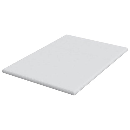 Topper per materasso Bianco 160 x 200 x 6 cm Tessuto Jacquard