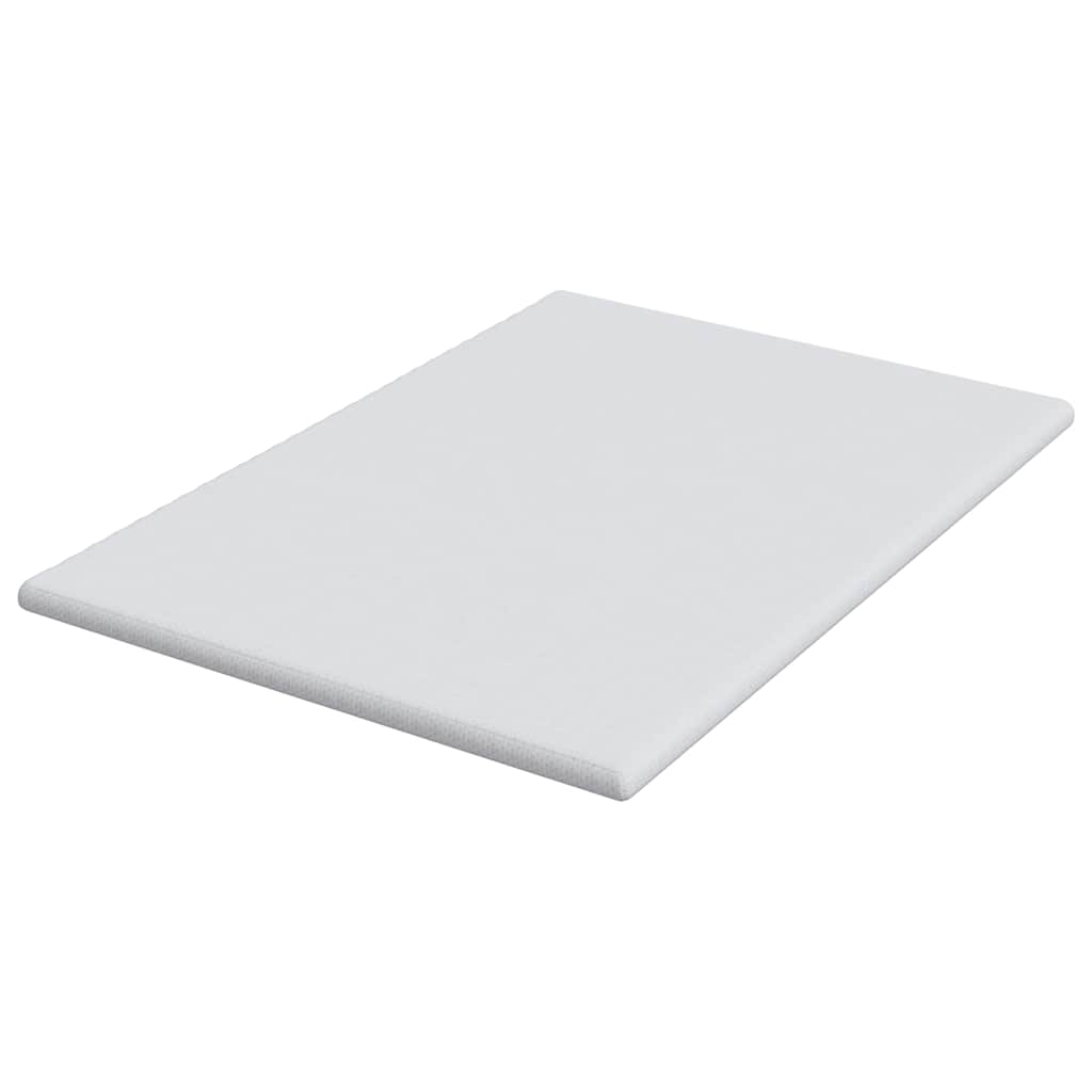 Topper per materasso Bianco 160 x 200 cm Tessuto Jacquard