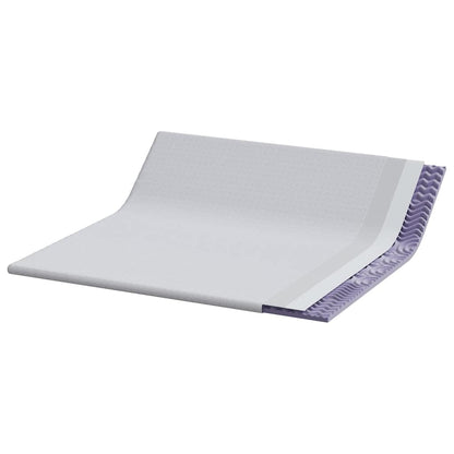 Topper per materasso Bianco 180 x 200 x 6 cm Tessuto Jacquard