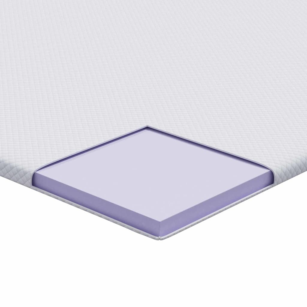Topper in schiuma memory for Adulto Morbido 100 x 200 cm Bianco | homemem39