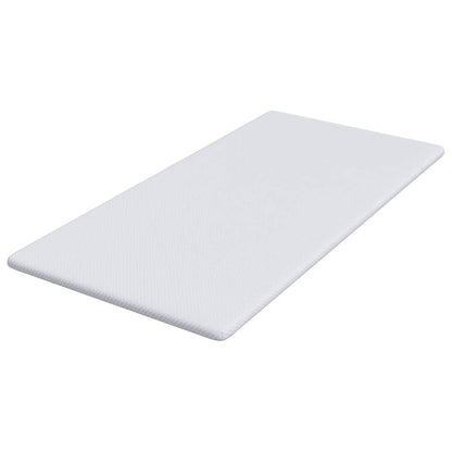 Topper per materasso Bianco 70 x 200 x 3.5 cm Tessuto Jacquard