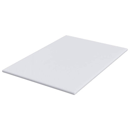 Topper per materasso Bianco 70 x 200 x 3.5 cm Tessuto Jacquard