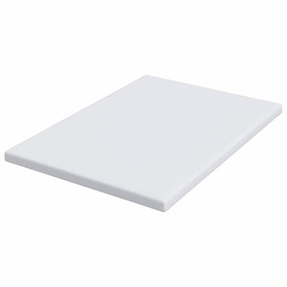Topper per materasso Bianco 140 x 200 x 7 cm Tessuto Jacquard