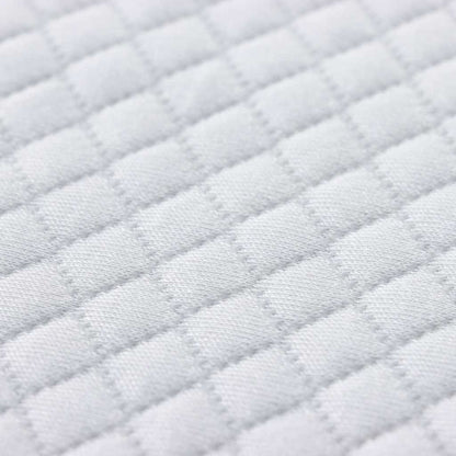 Topper per materasso Bianco 100 x 200 cm Tessuto Jacquard