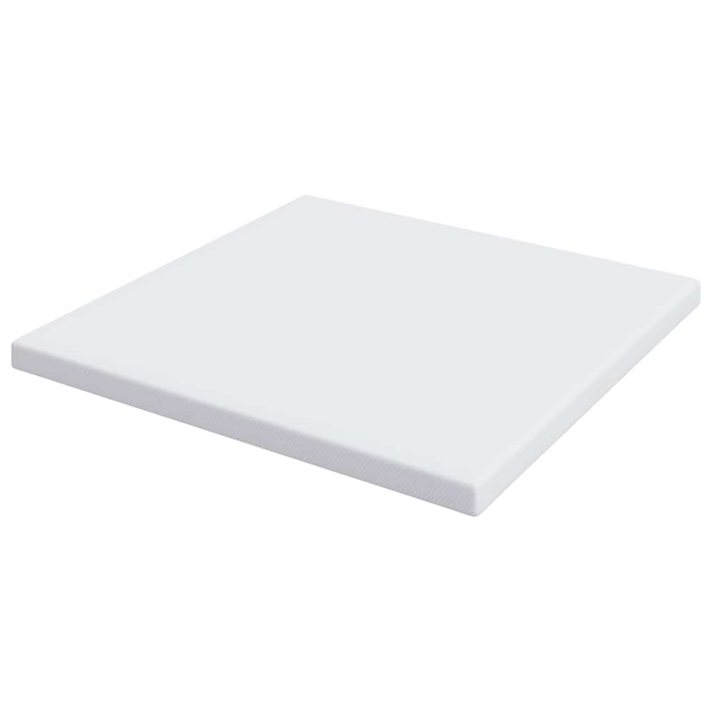 Topper per materasso Bianco 70 x 200 x 3.5 cm Tessuto Jacquard