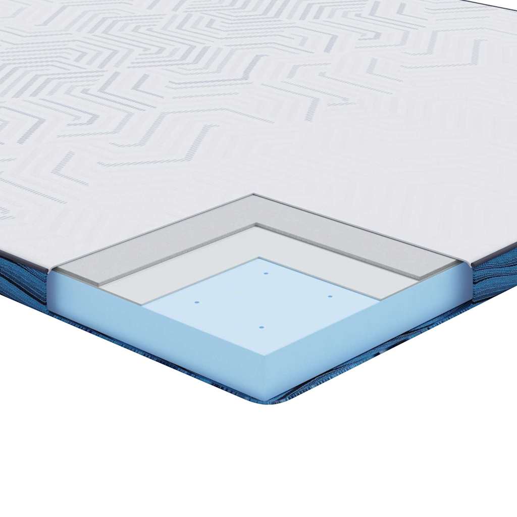Topper per materasso Bianco 90 x 200 cm Tessuto Jacquard | homemem39