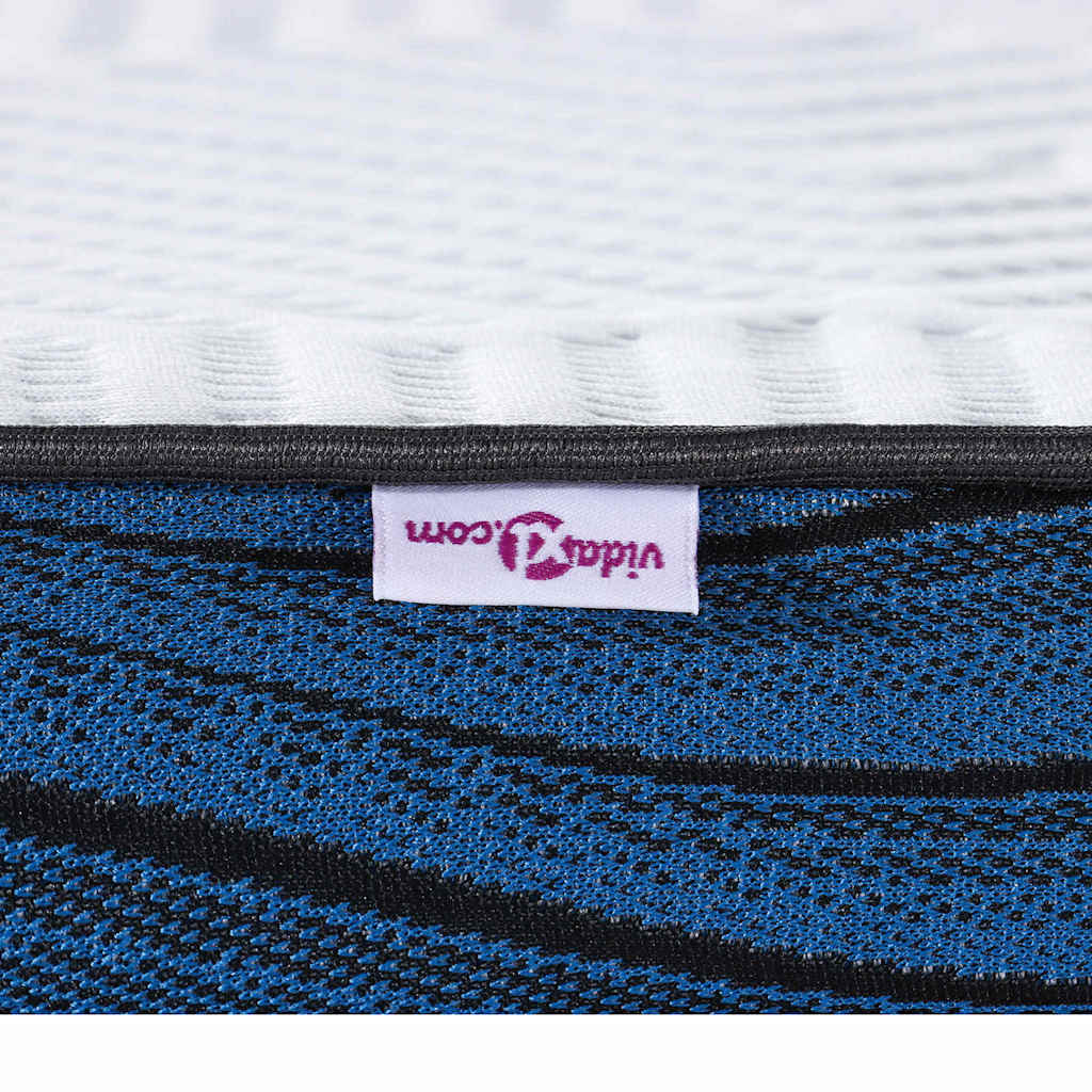 Topper per materasso Bianco 140 x 200 x 6 cm Tessuto Jacquard