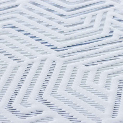 Topper per materasso Bianco 180 x 200 cm Tessuto Jacquard