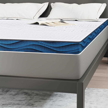 Topper per materasso Bianco 140 x 200 cm Tessuto Jacquard