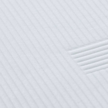 Topper per materasso Bianco 180 x 200 cm Tessuto Jacquard