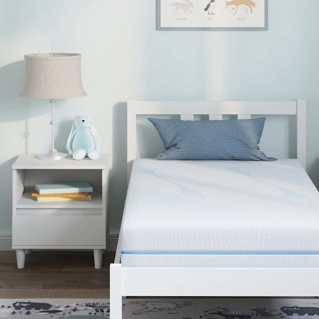 Materasso Medio rigido 80 x 160 cm Bianco | homemem39