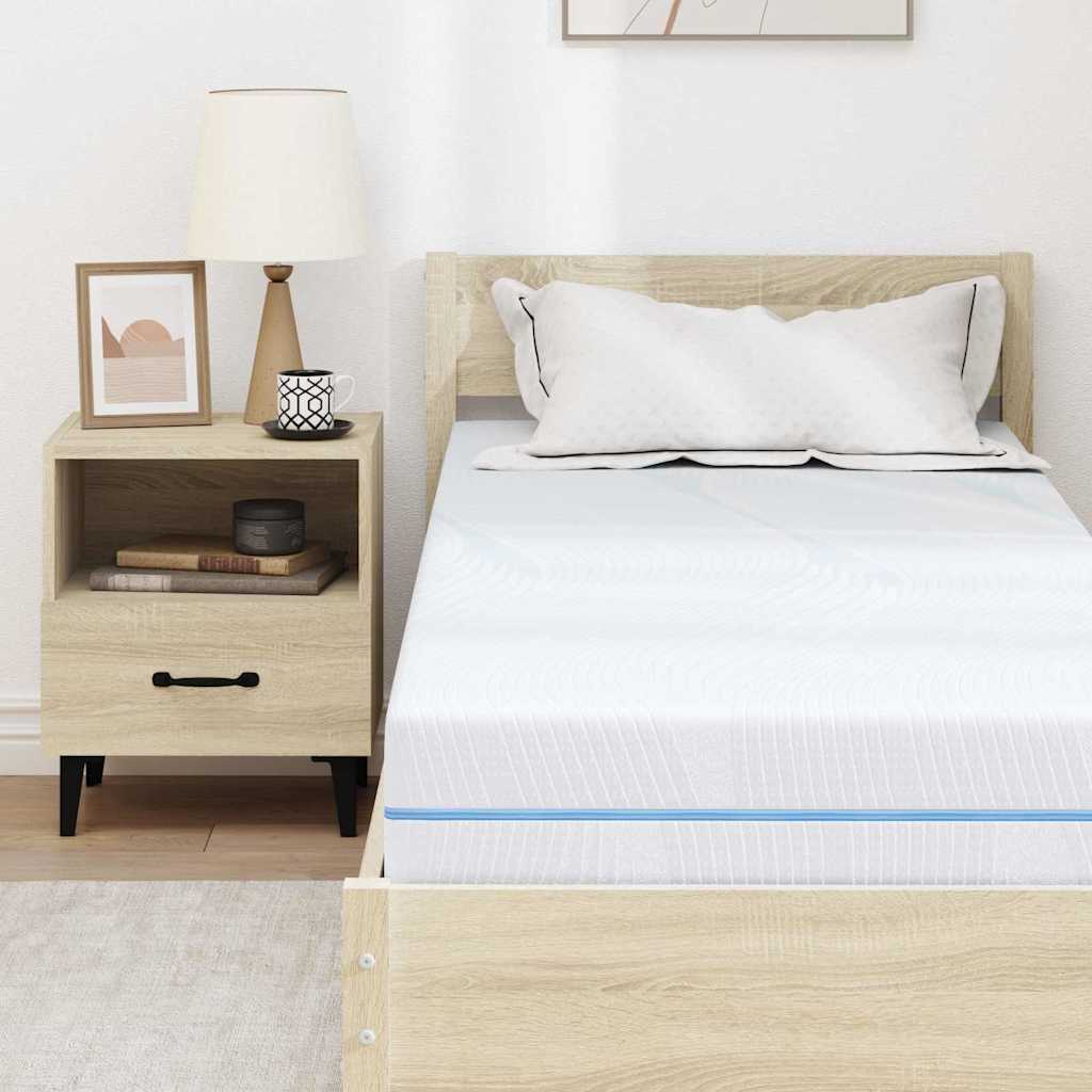 Materasso Medio rigido 70 x 200 cm Bianco | homemem39