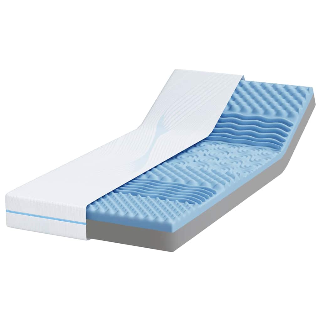 Materasso Medio rigido 70 x 200 cm Bianco | homemem39