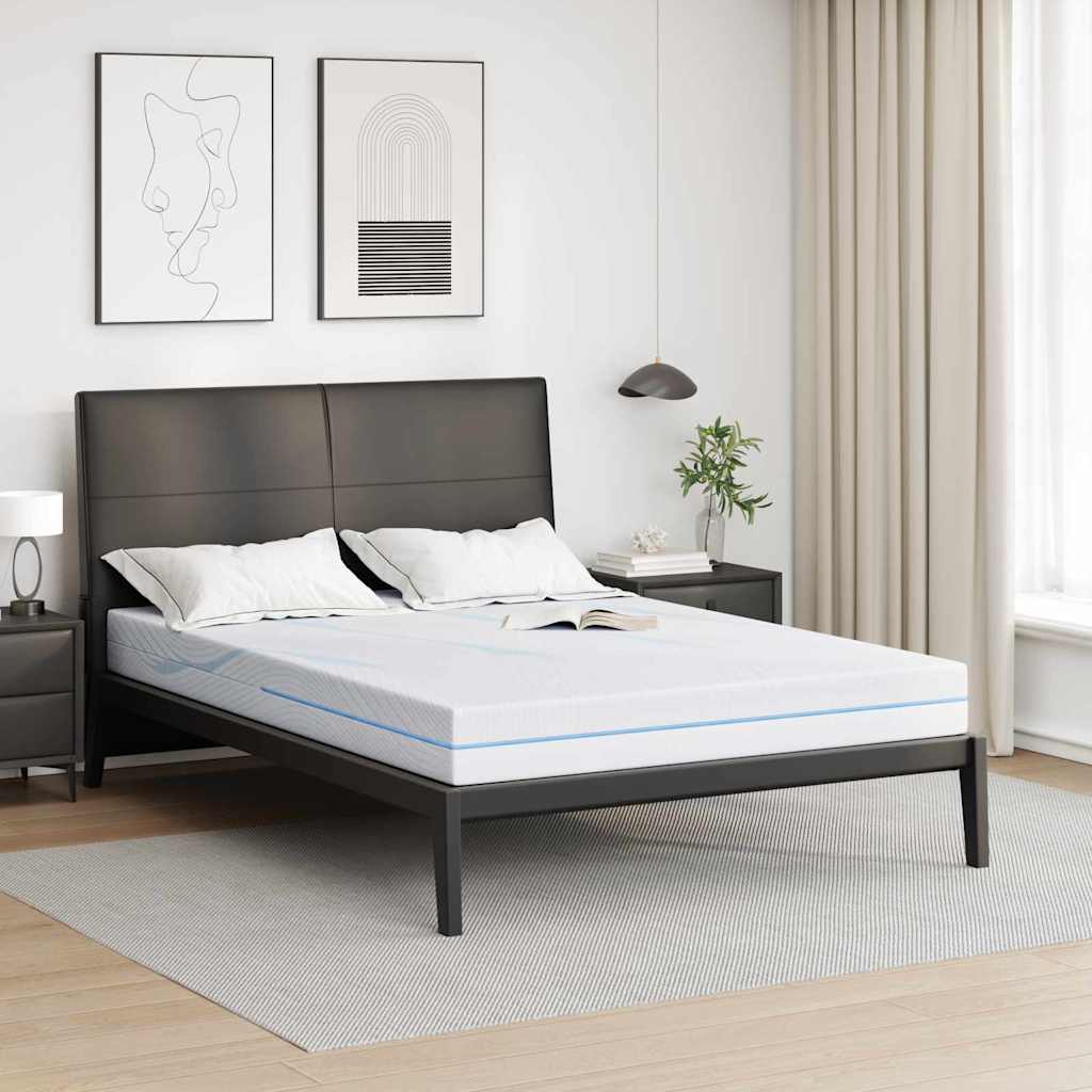 Materasso Medio rigido 140 x 190 cm Bianco | homemem39