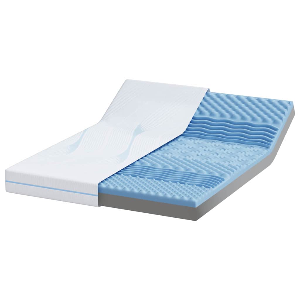 Materasso Medio rigido 140 x 190 cm Bianco | homemem39