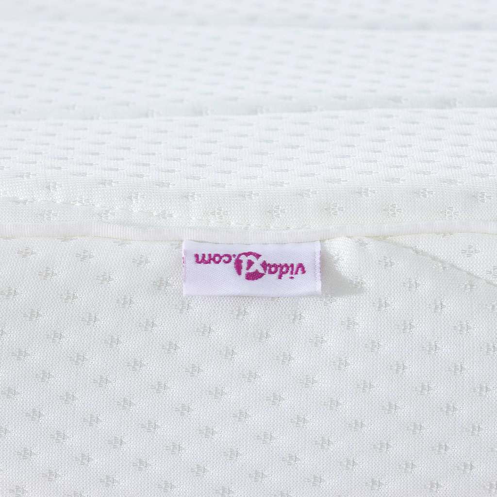 Materasso Bianco 80 x 160 cm Tessuto Jacquard | homemem39