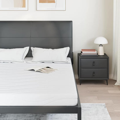 Materasso Bianco 140 x 190 cm Schiuma Memory in Gel - homemem39