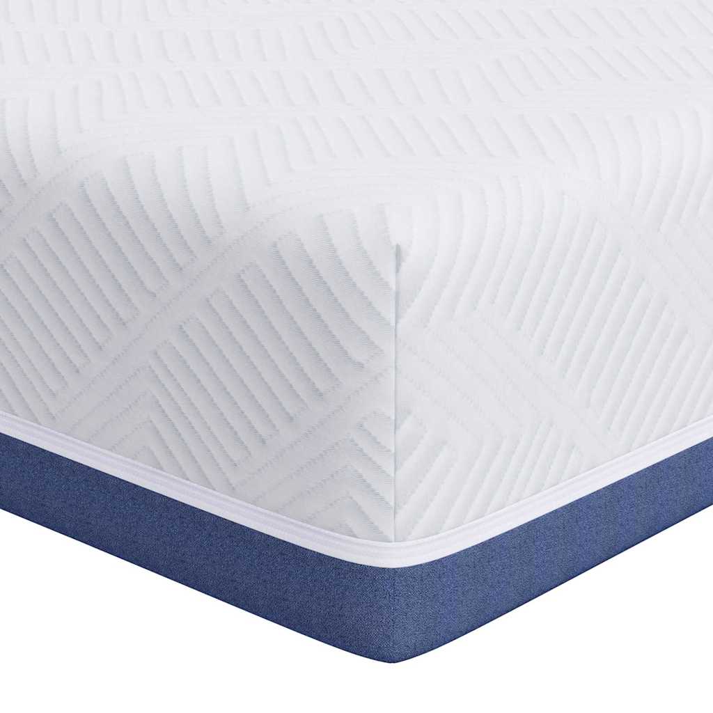Materasso Bianco e Blu 70 x 200 cm Tessuto Jacquard | homemem39