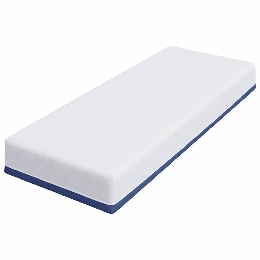 Materasso Bianco e Blu 70 x 200 cm Tessuto Jacquard | homemem39