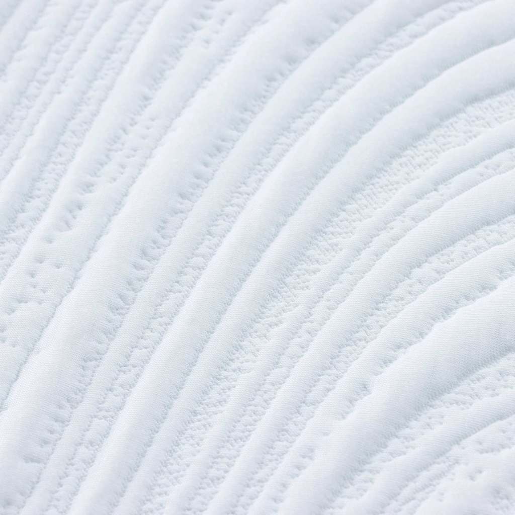 Materasso Bianco e Nero 120 x 200 cm Schiuma Infusa di Gel