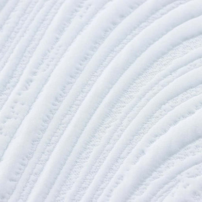 Materasso Bianco e Grigio 160 x 200 cm Schiuma Memory in Gel - homemem39