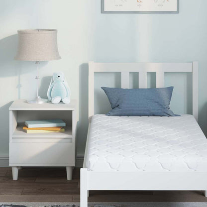 Materasso con Strato di Cocco Bianco 120 x 60 cm Schiuma PU - homemem39