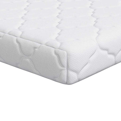 Materasso con Strato di Cocco Bianco 160 x 80 cm Schiuma PU - homemem39