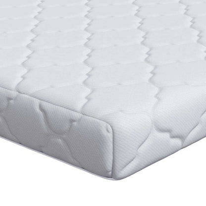 Materasso con Strato di Cocco Bianco 200 x 120 cm Schiuma PU - homemem39