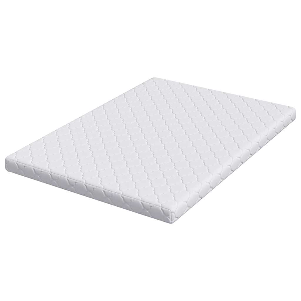 Materasso con Strato di Cocco Bianco 200 x 140 cm Schiuma PU - homemem39