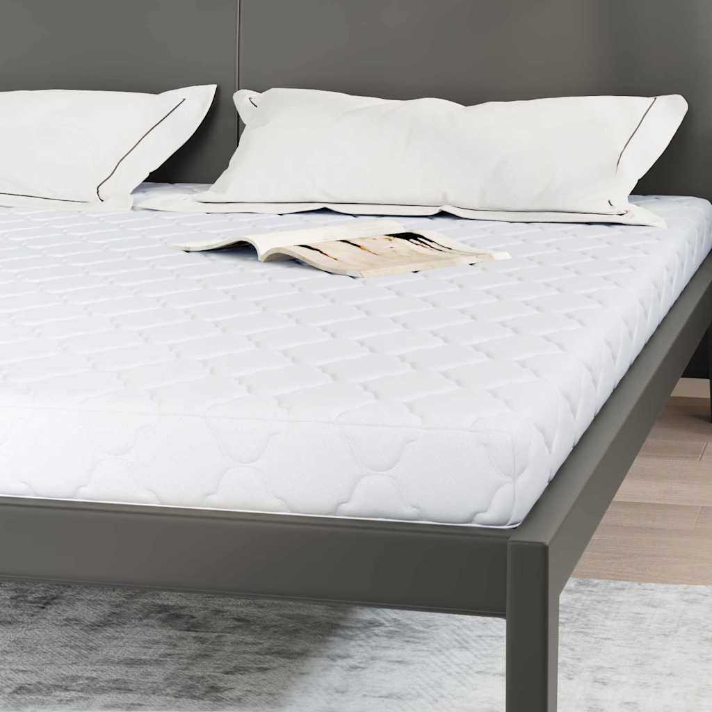 Materasso con Strato di Cocco Bianco 200 x 180 cm Schiuma PU - homemem39