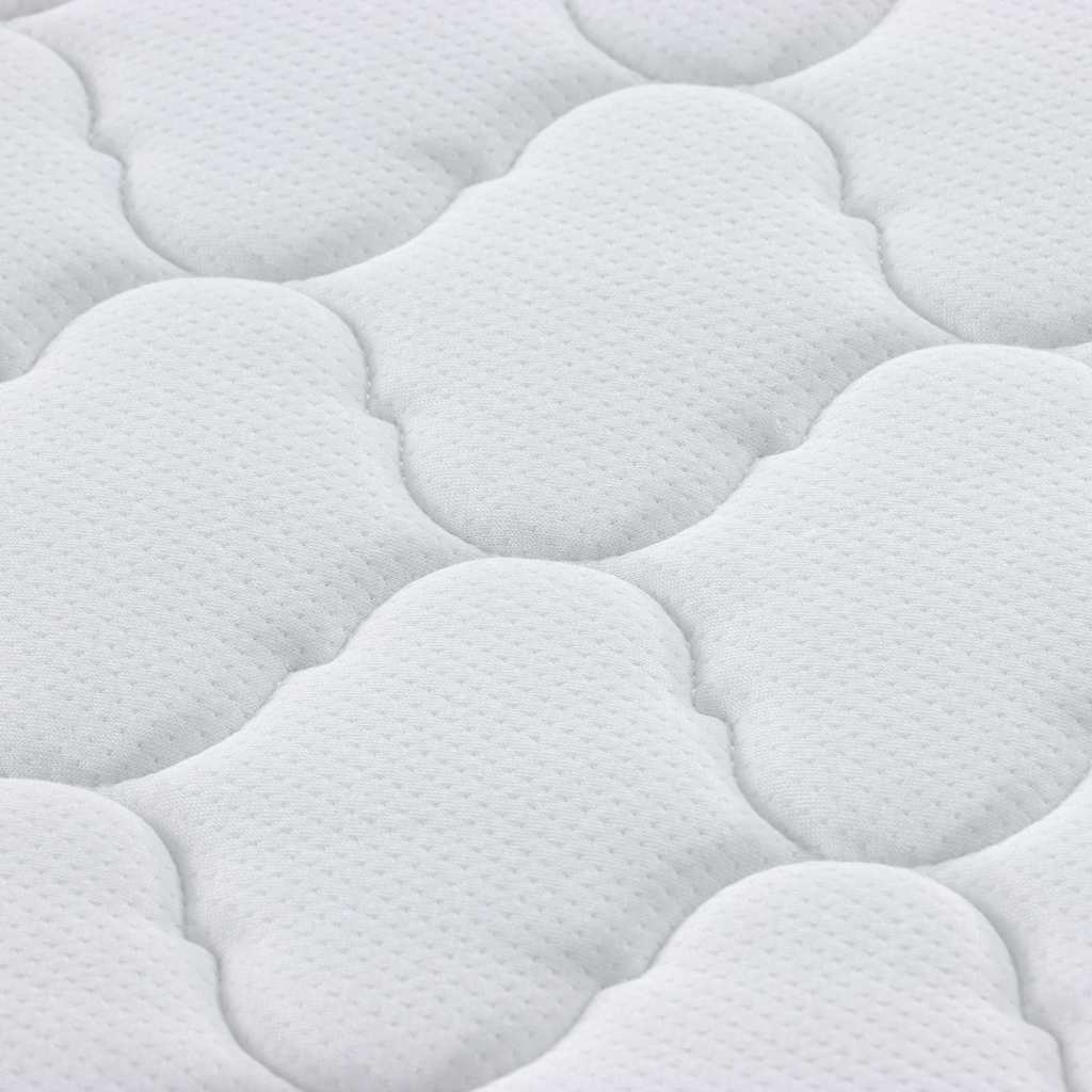 Topper al cocco Bianco 140 x 190 cm Tessuto Jacquard | homemem39