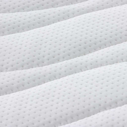 Topper per materasso Bianco 140 x 190 cm Tessuto a maglia | homemem39