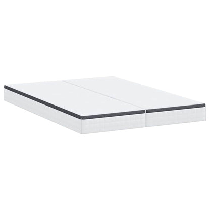 Materasso 2 pcs Bianco e Grigio 70 x 200 cm Molla Bonell - homemem39