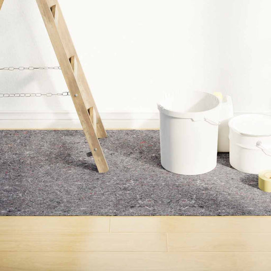 Telo Protettivo per Pittori Antiscivolo 25 m 220 g/m² Grigio - homemem39