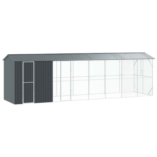 Gabbia per uccelli Antracite 860 x 208 x 247 cm Acciaio zincato | homemem39