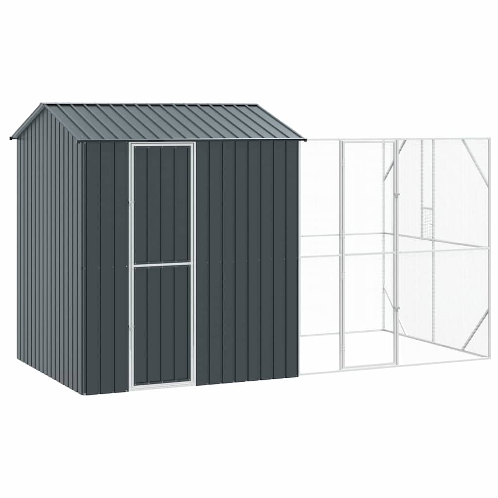 Gabbia per uccelli Antracite 418 x 210 x 247 cm Acciaio zincato | homemem39
