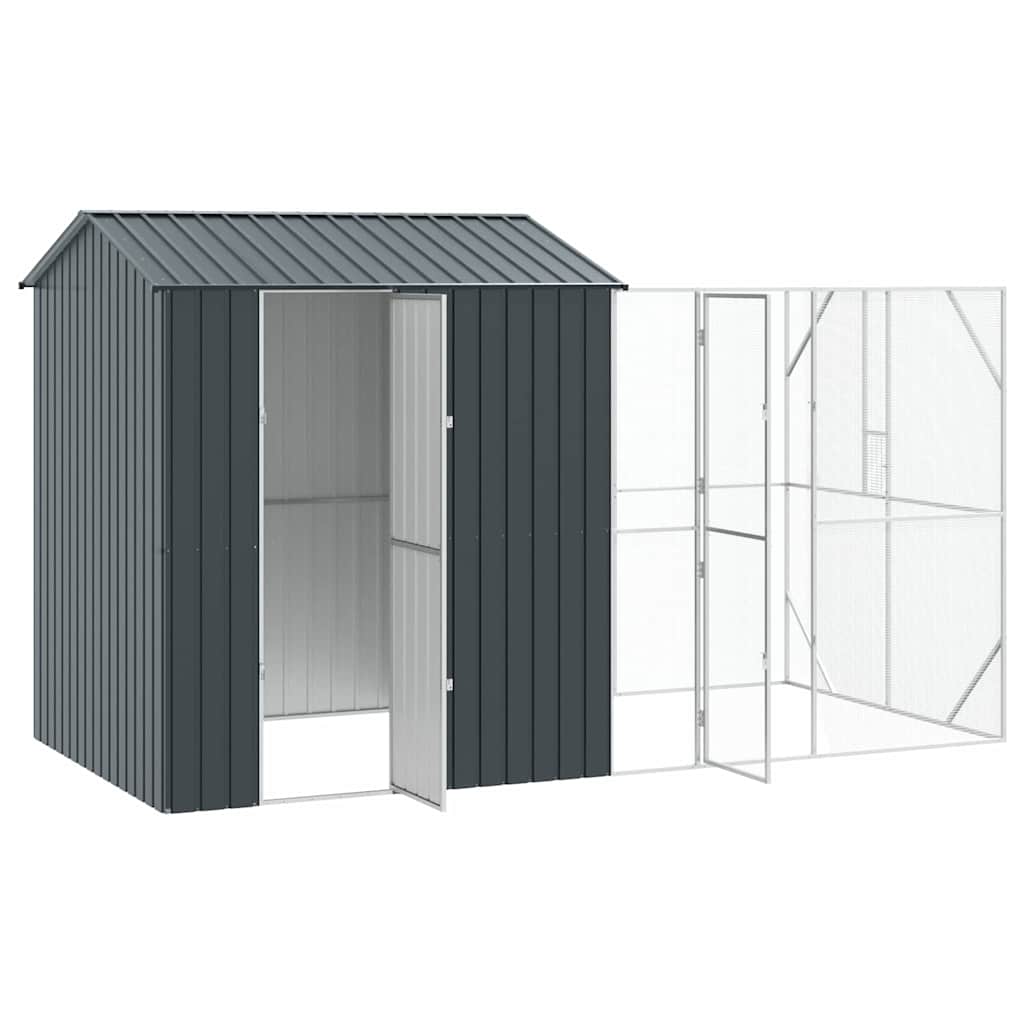 Gabbia per uccelli Antracite 418 x 210 x 247 cm Acciaio zincato | homemem39