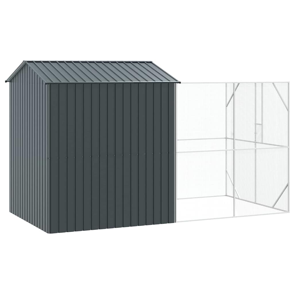 Gabbia per uccelli Antracite 418 x 210 x 247 cm Acciaio zincato | homemem39