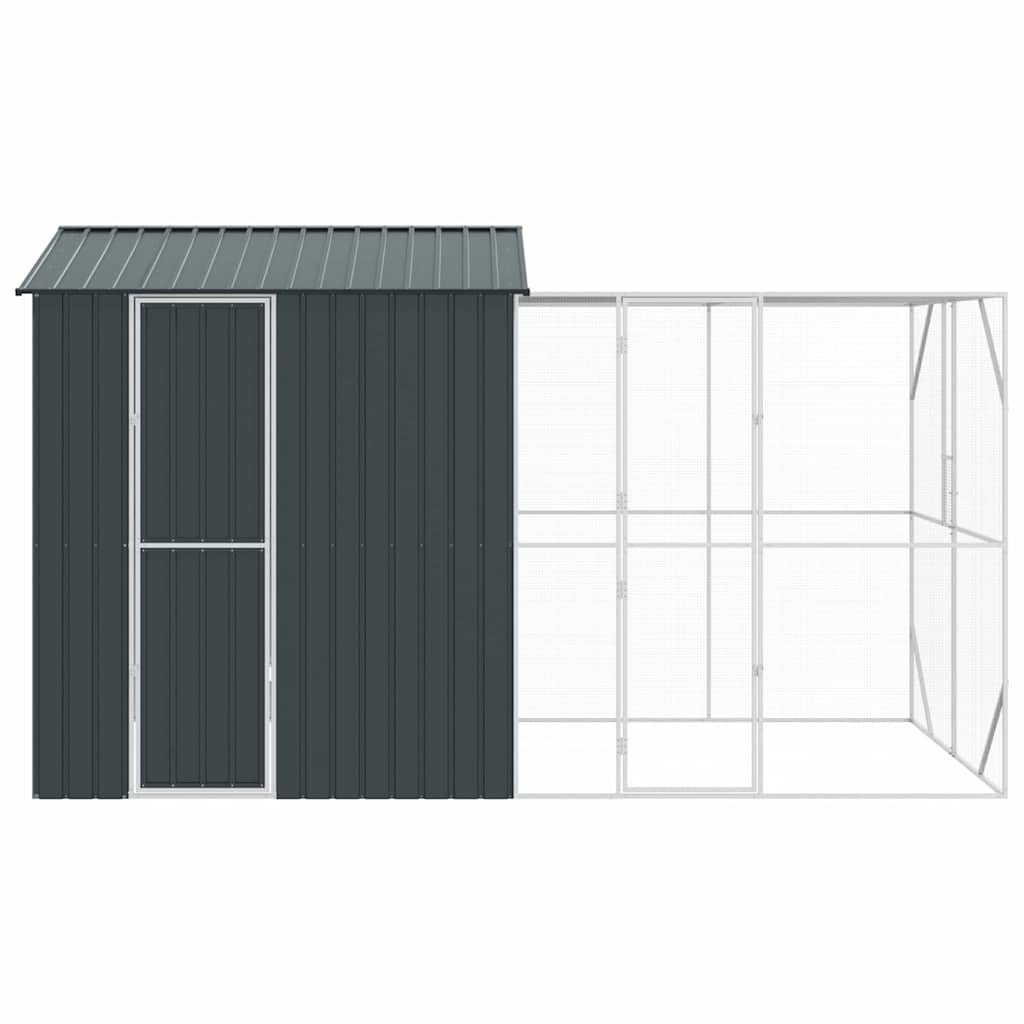 Gabbia per uccelli Antracite 418 x 210 x 247 cm Acciaio zincato | homemem39
