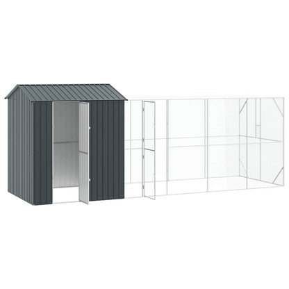 Gabbia per uccelli Antracite 621 x 208 x 247 cm Acciaio zincato | homemem39