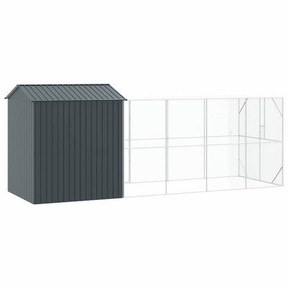 Gabbia per uccelli Antracite 621 x 208 x 247 cm Acciaio zincato | homemem39