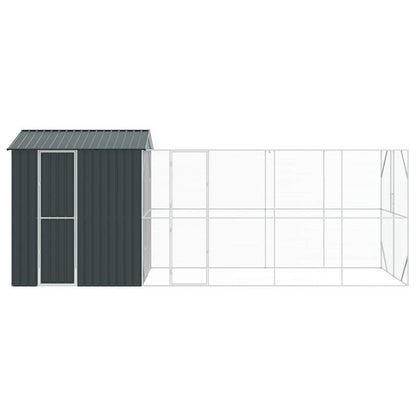 Gabbia per uccelli Antracite 621 x 208 x 247 cm Acciaio zincato | homemem39