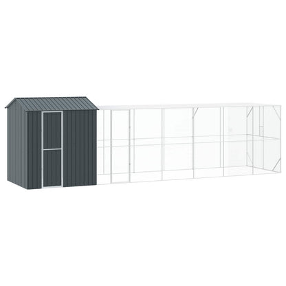 Gabbia per uccelli Antracite 824 x 208 x 247 cm Acciaio zincato | homemem39