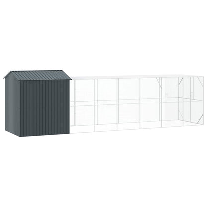Gabbia per uccelli Antracite 824 x 208 x 247 cm Acciaio zincato | homemem39