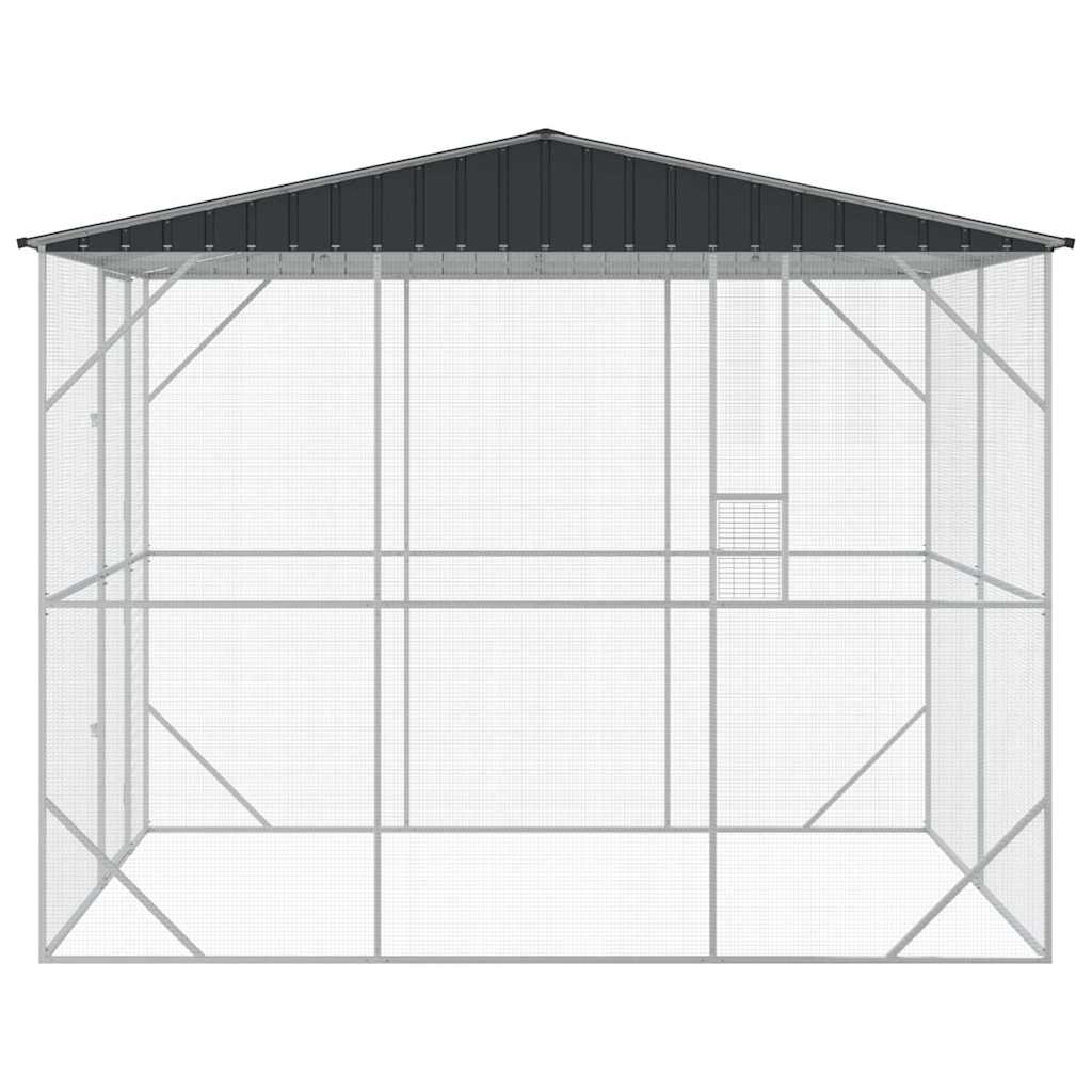Gabbia per uccelli Antracite 227 x 310 x 247 cm Acciaio zincato | homemem39
