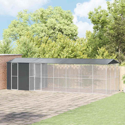Gabbia per uccelli Antracite 860 x 310 x 247 cm Acciaio zincato | homemem39